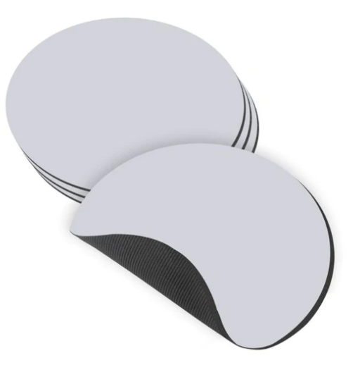 5 pc BLANK Round Mouse Pads – Total Blanks